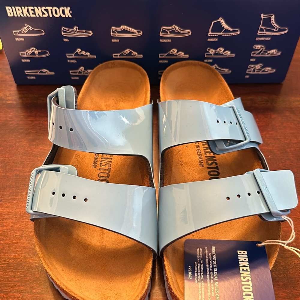 birkenstocks arizona bs sky blue
